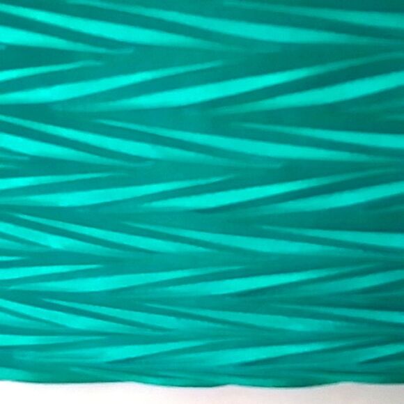 Top Studded Mesh Sleeveless Shiny Stretchy Kelly Green Black Retro Space… - Picture 6 of 11